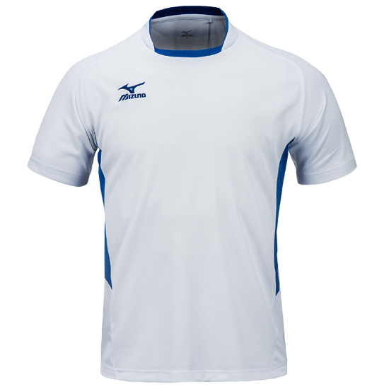 미즈노 게임 셔츠 S/S(P2MA7K0101)-백색/블루