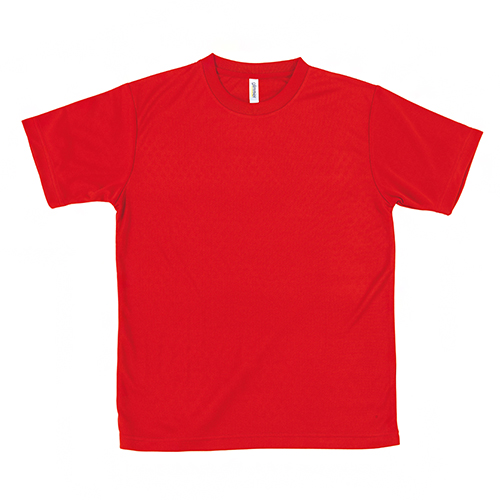 탐스 글리머 드라이 라운드 티셔츠(00300-ACT_010)-레드