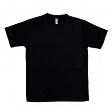 탐스 글리머 드라이 라운드 티셔츠(00300-ACT_005)-블랙