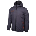 켈미 3871310 Training Jacket Dark Metal Gray/Neon Orange-GG