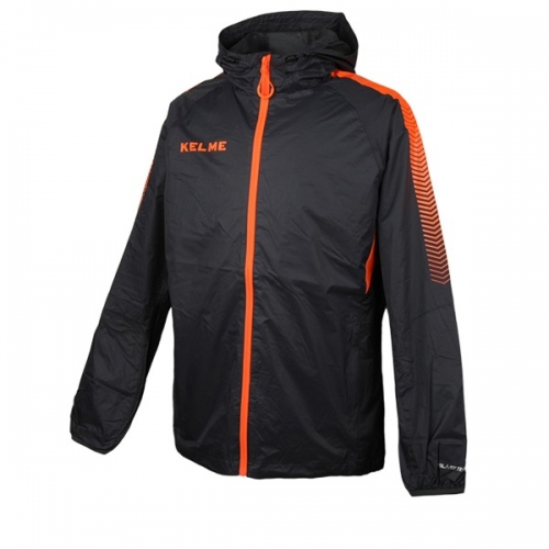 켈미 K081 Windproof Jacket Dark Metal Gray/Neon Orange-GG