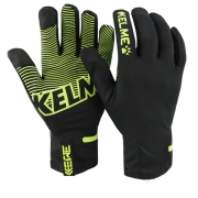 켈미 9886404 Gloves Black/Neon Green-GG